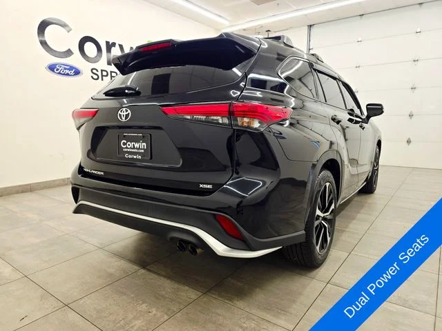 Used 2021 Midnight Black Metallic Toyota XSE image 5