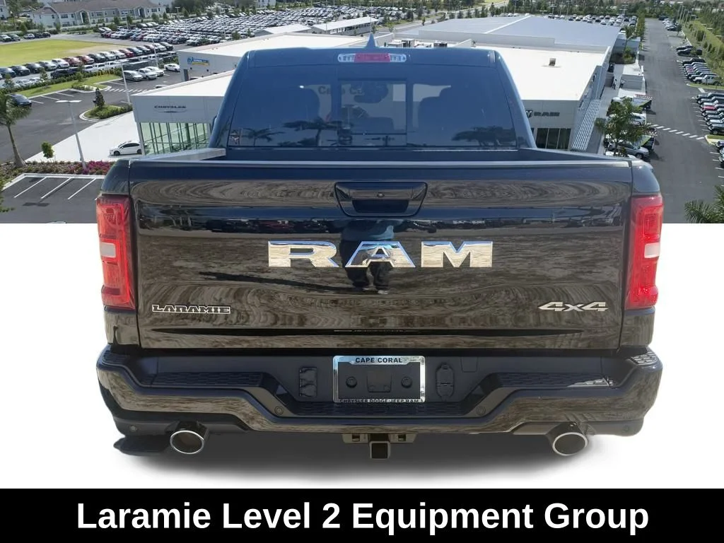 New 2026 Diamond Black Crystal Pearl-Coat Exterior Paint RAM Laramie image 5