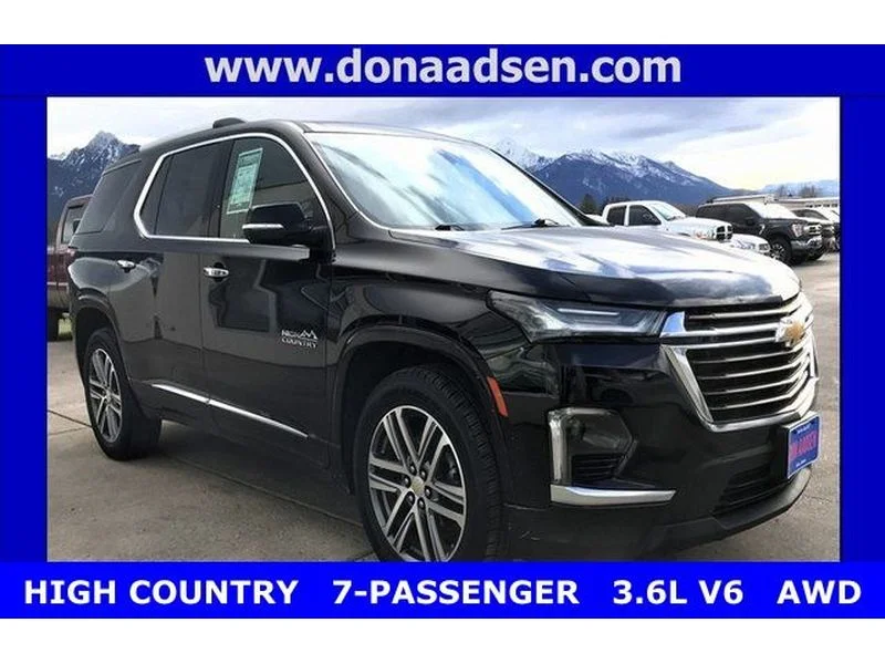 Used 2022 Mosaic Black Metallic Chevrolet High Country image 1