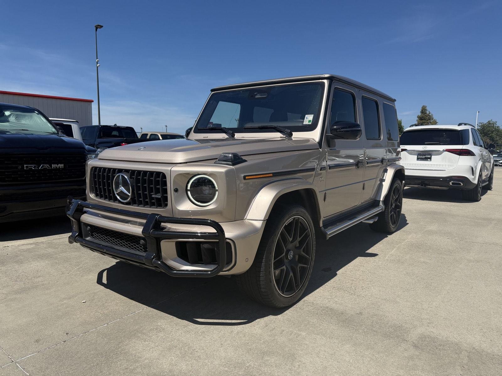 Certified Used 2025 MANUFAKTUR Desert Silver metallic Mercedes-Benz AMG® G 63 image 3