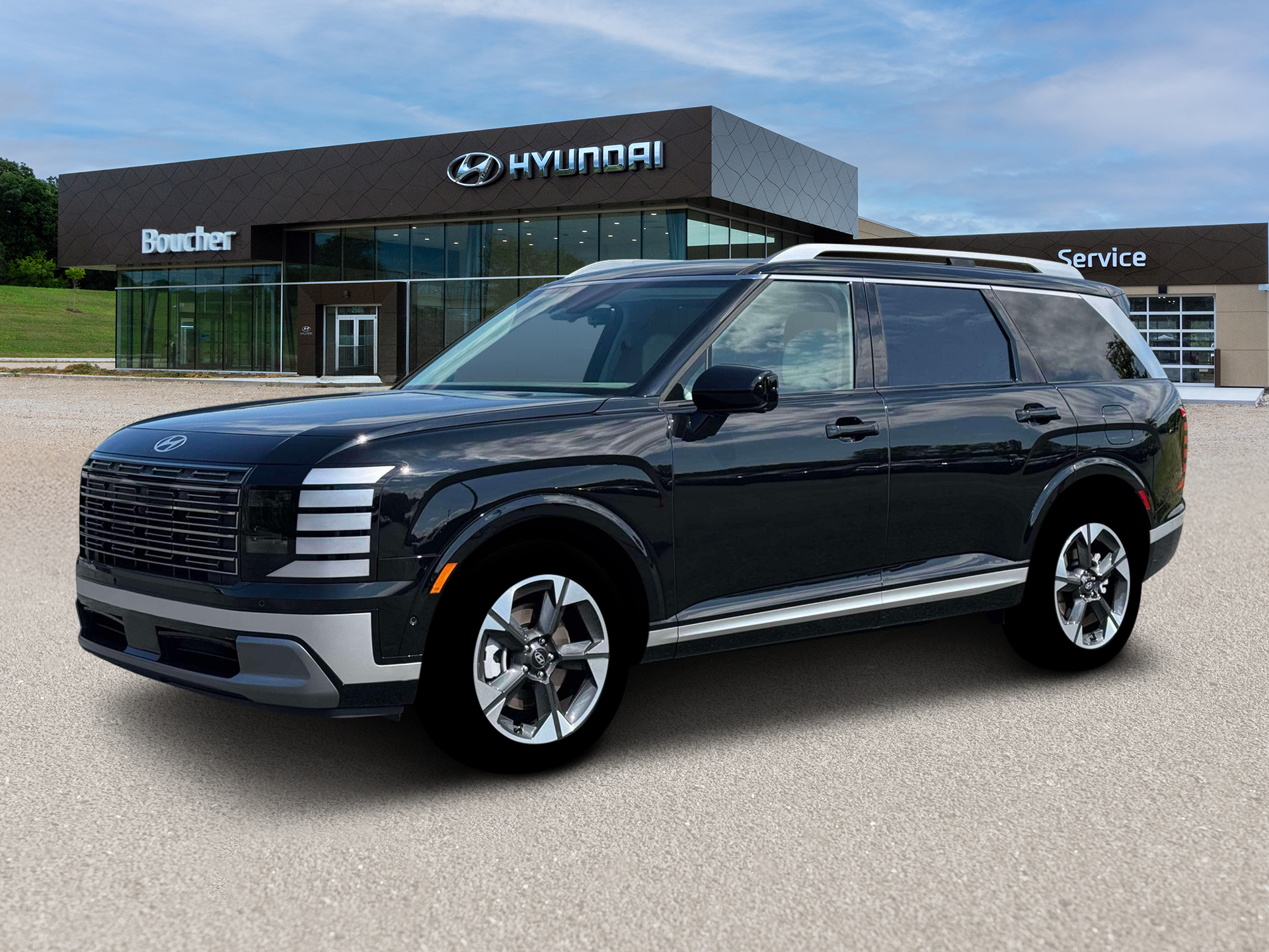 New 2026 Abyss Black Pearl Hyundai Limited AWD image 2