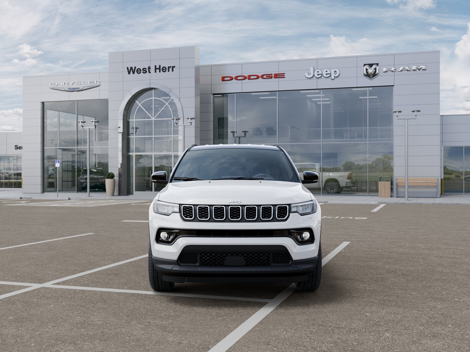 New 2026 Bright White Clear-Coat Exterior Paint Jeep COMPASS LIMITED ALTITUDE 4X4 image 32