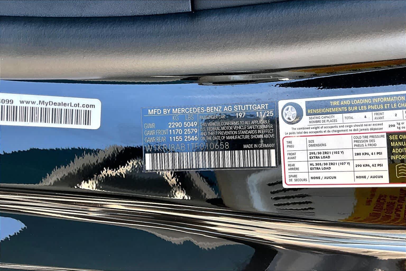 Used 2026 Obsidian Black Metallic Mercedes-Benz AMG® GT 55 image 37
