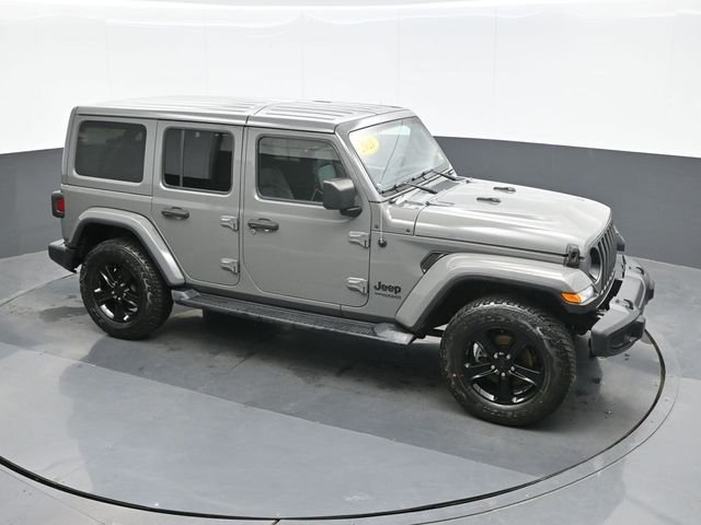 Used 2021 Gray Jeep Unlimited Sahara Altitude image 15