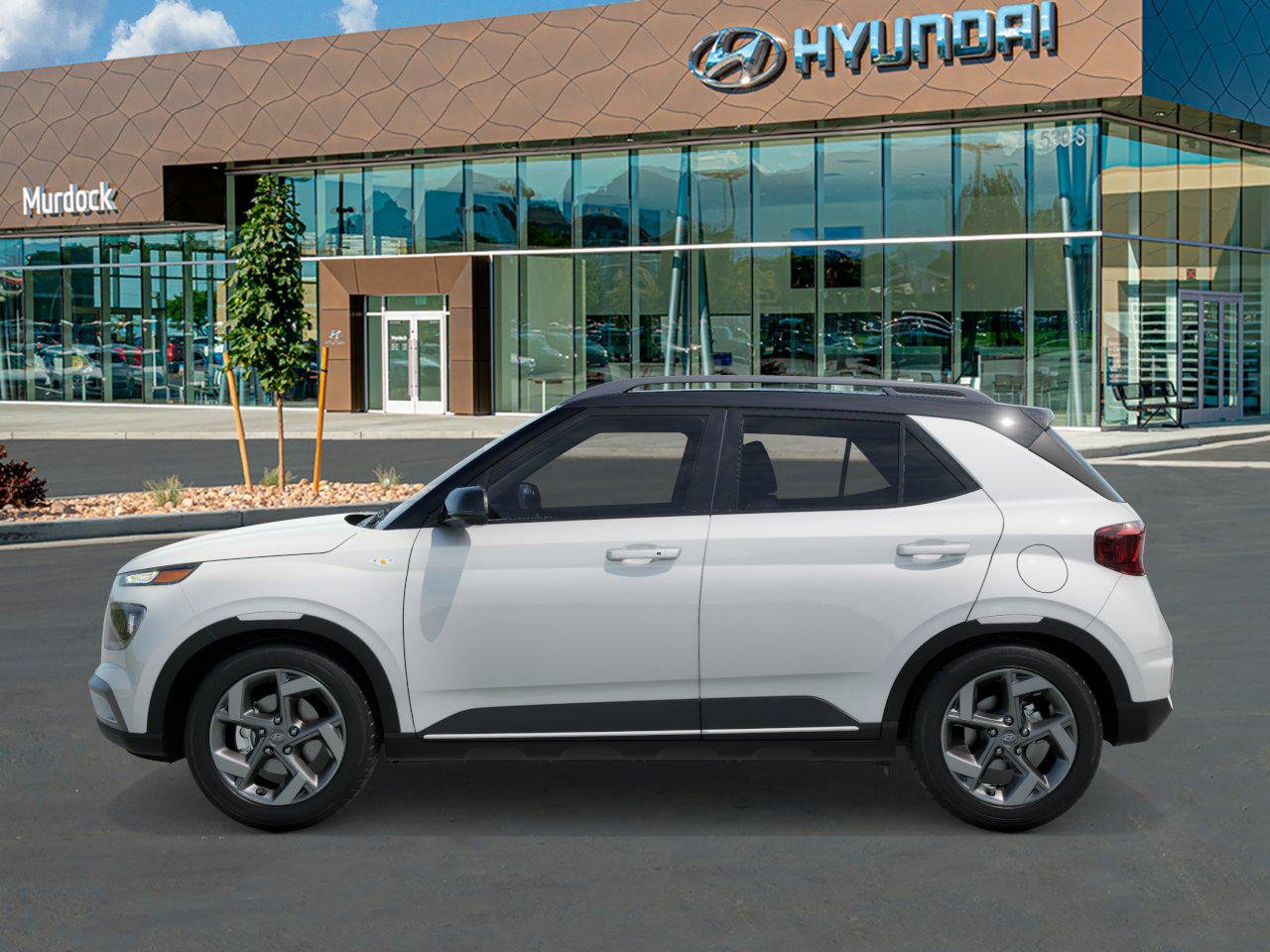 New 2026 Lunar White w/Black Roof Hyundai SEL w/Two-Tone Roof image 3