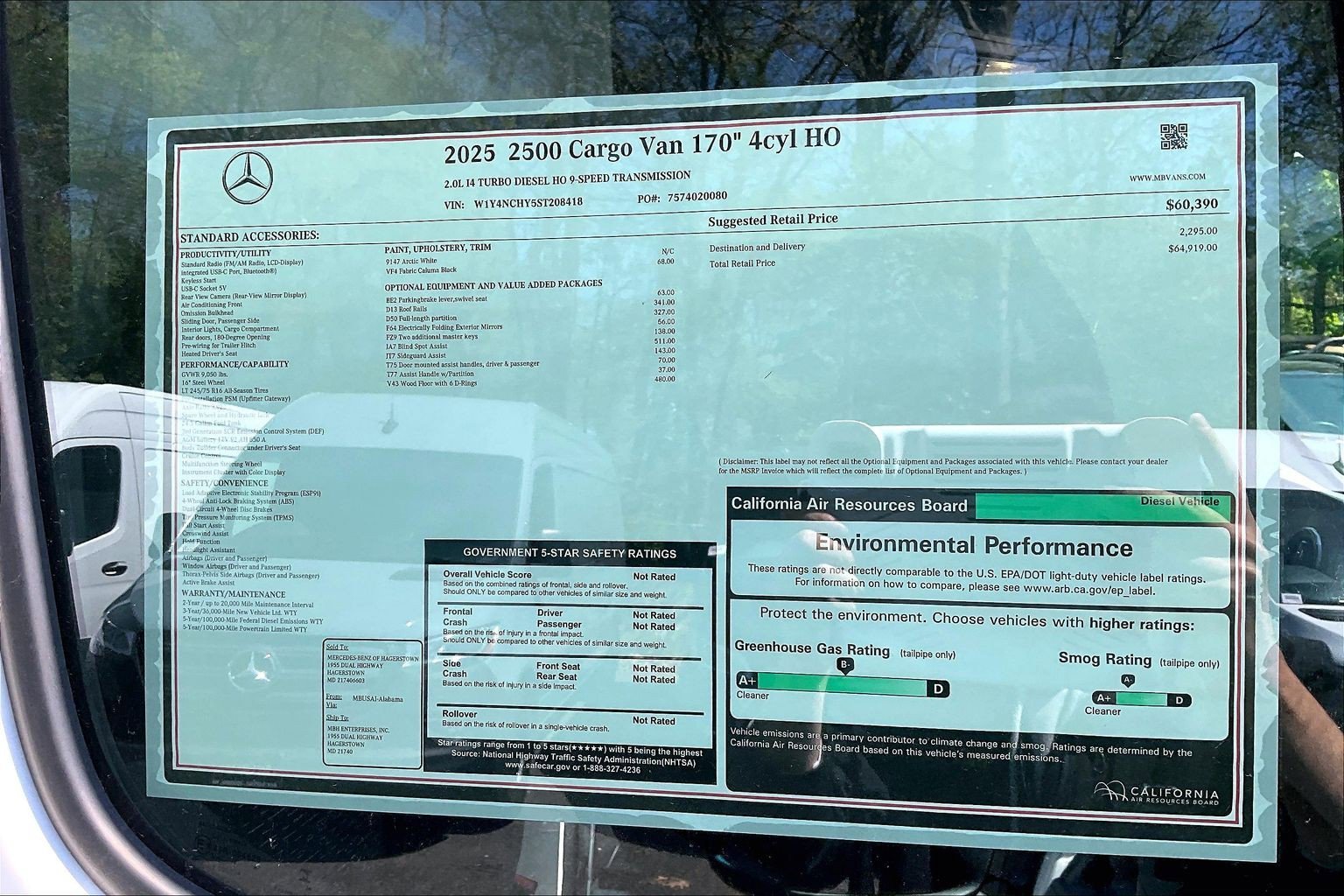 New 2025 Arctic White Mercedes-Benz Cargo 170 WB image 21