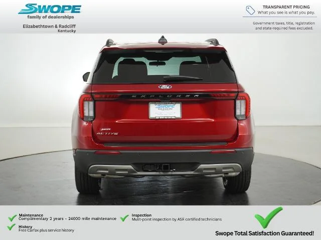 New 2027 Ruby Red Metallic Tinted Clearcoat Ford Active image 35