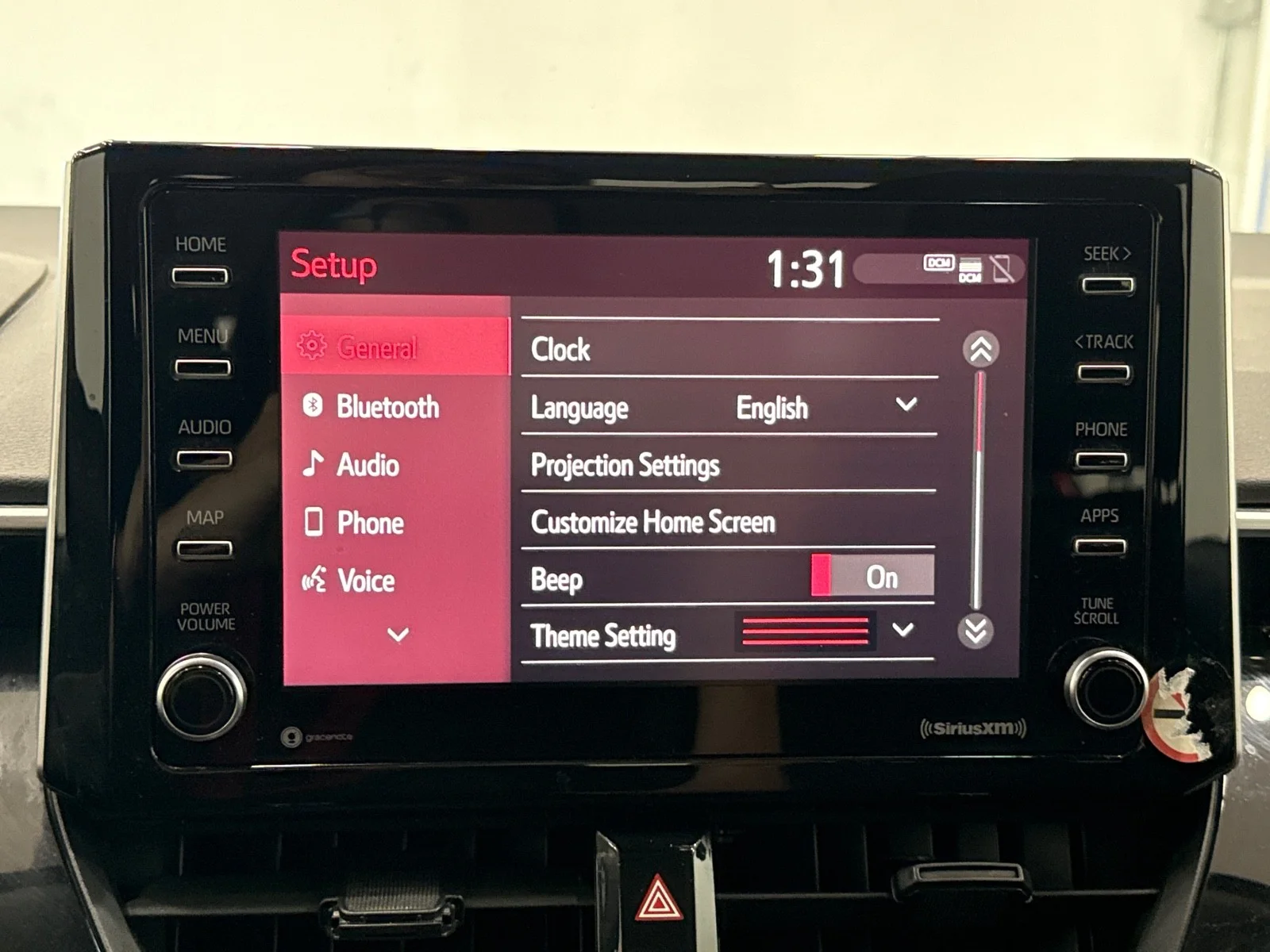 Used 2021 Barcelona Red Metallic Toyota LE image 18