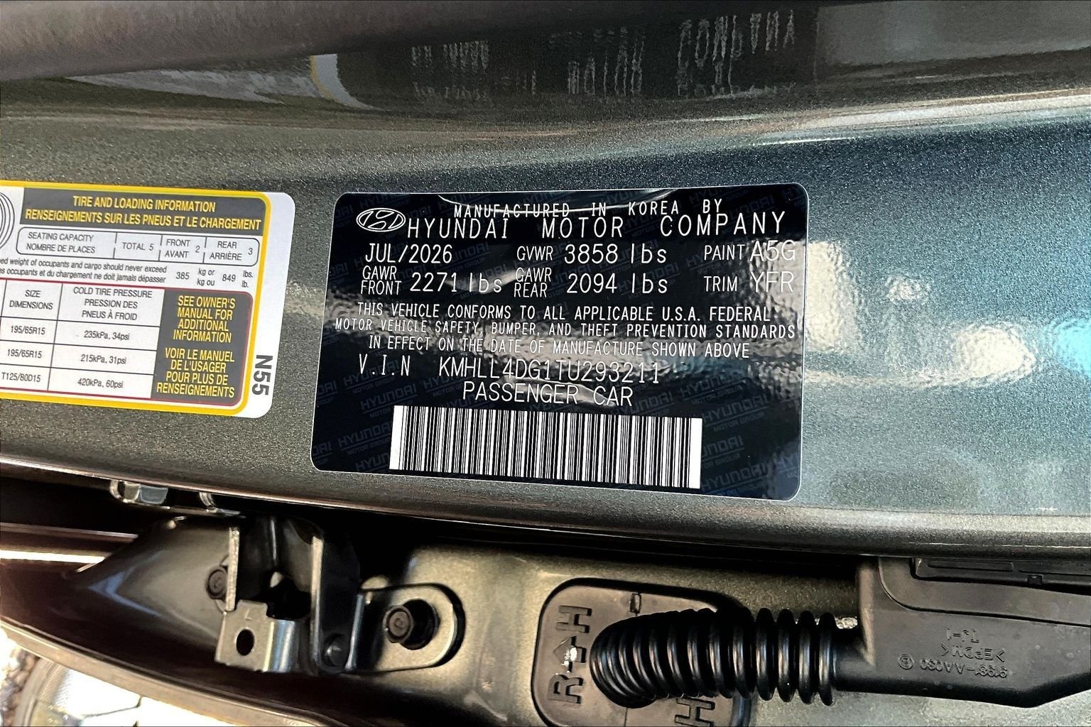 New 2026 Gray Hyundai SE image 13