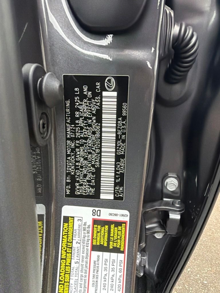 Certified Used 2025 CLOUDBURST GRAY Lexus 350 image 10