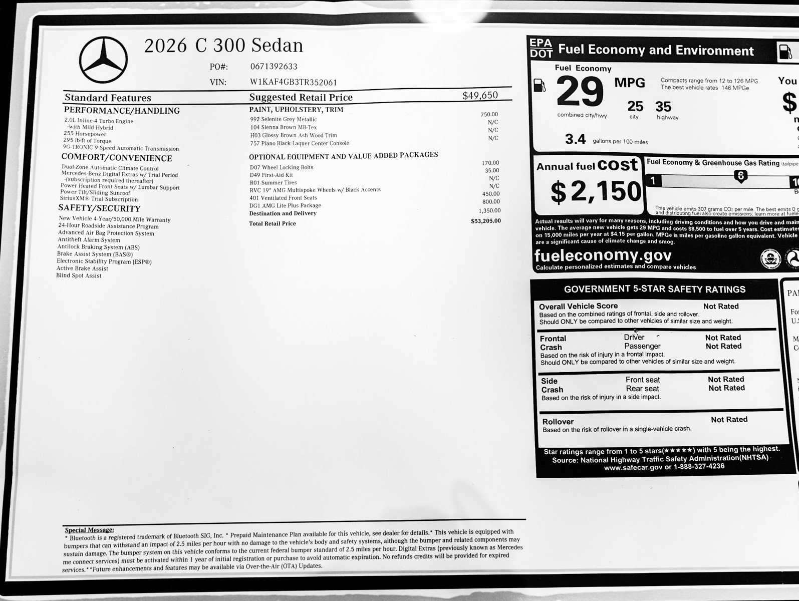 New 2026 Selenite Grey Metallic Mercedes-Benz C 300 image 26