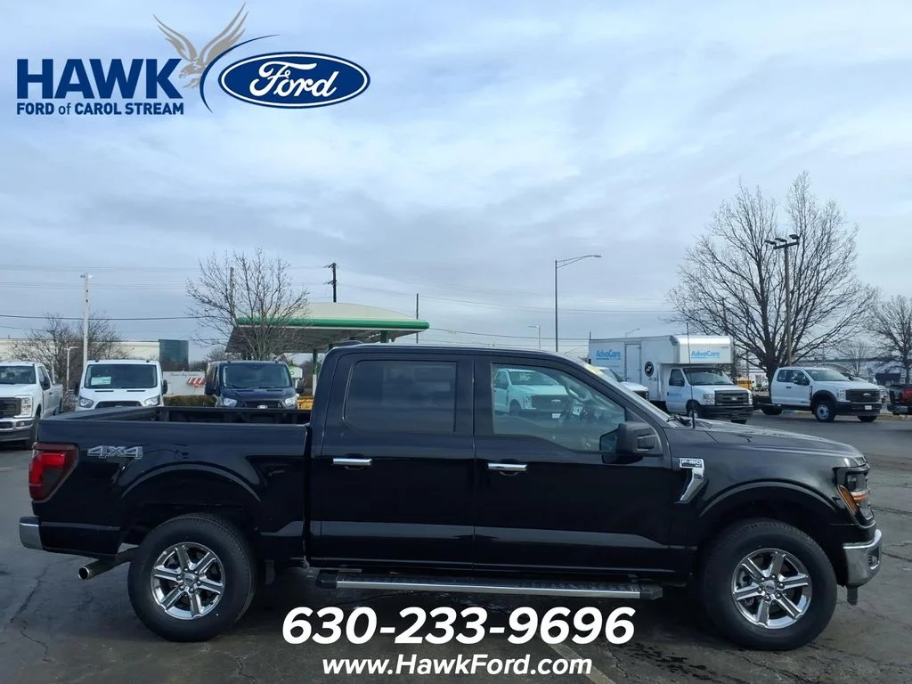 Certified Used 2025 Black Metallic Ford XLT image 8