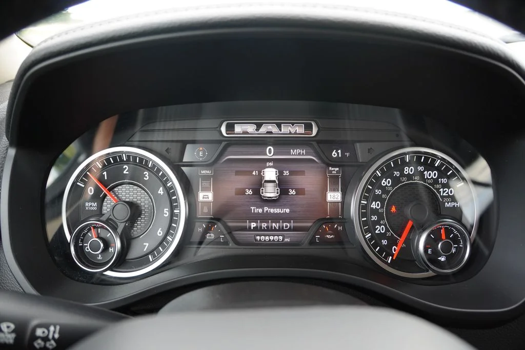 Used 2021 Bright White Clearcoat Ram Laramie image 35