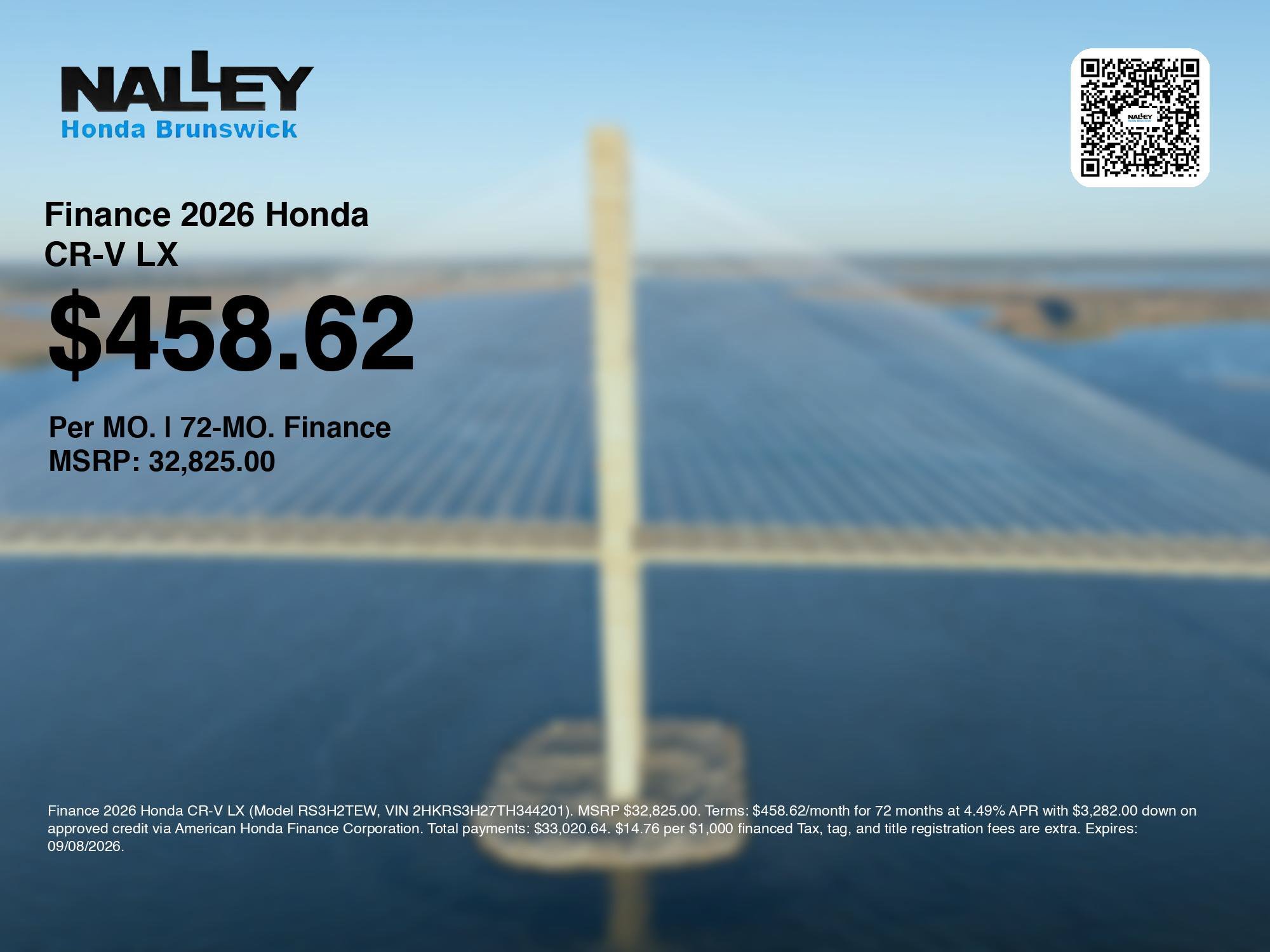 New 2026 Platinum White Pearl Honda LX image 7