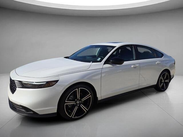 Certified Used 2026 Platinum White Pearl Honda Sport Hybrid image 1