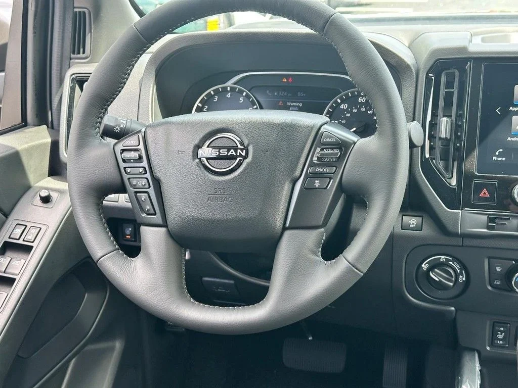 New 2026 Super Black Nissan Crew Cab SV Long Bed image 6