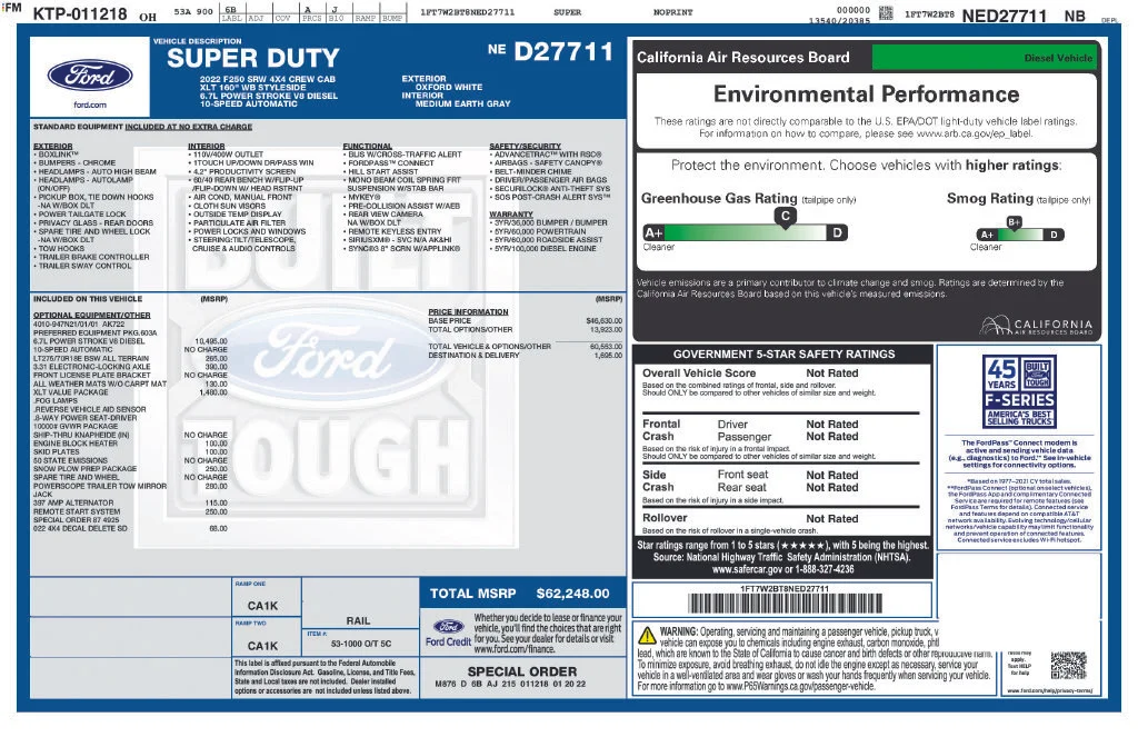 Used 2022 Oxford White Ford XLT image 37