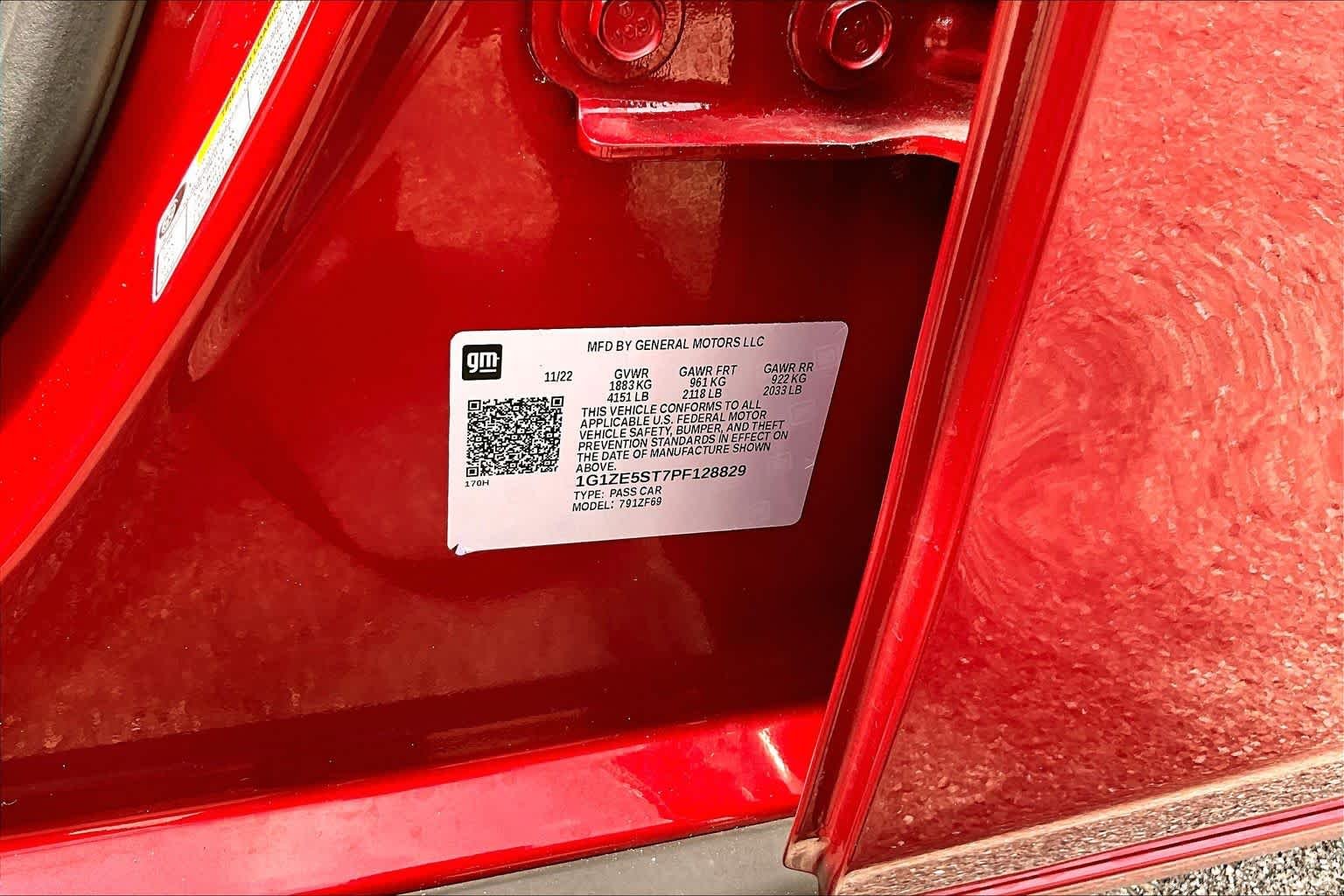 Used 2023 Radiant Red Tintcoat Chevrolet LT image 37