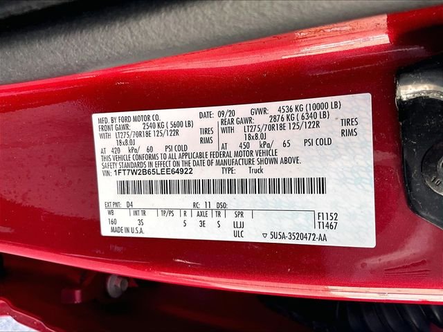 Used 2020 Red Metallic Ford XLT image 33