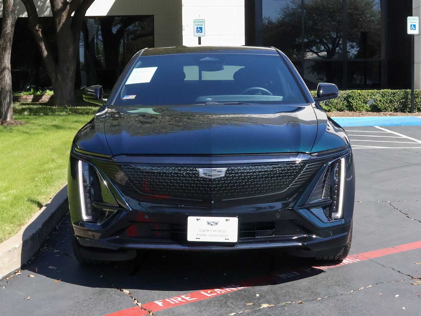 Certified 2024 Cadillac LYRIQ Sport 1 with VIN 1GYKPTRK2RZ140113 for sale in Dallas, TX