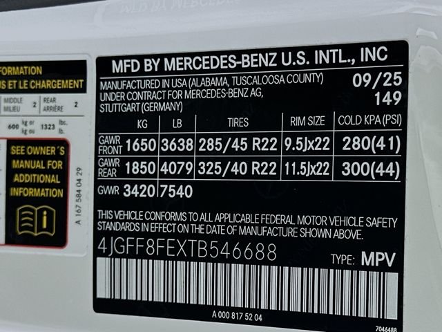 New 2026 Polar White Mercedes-Benz GLS 580 image 33