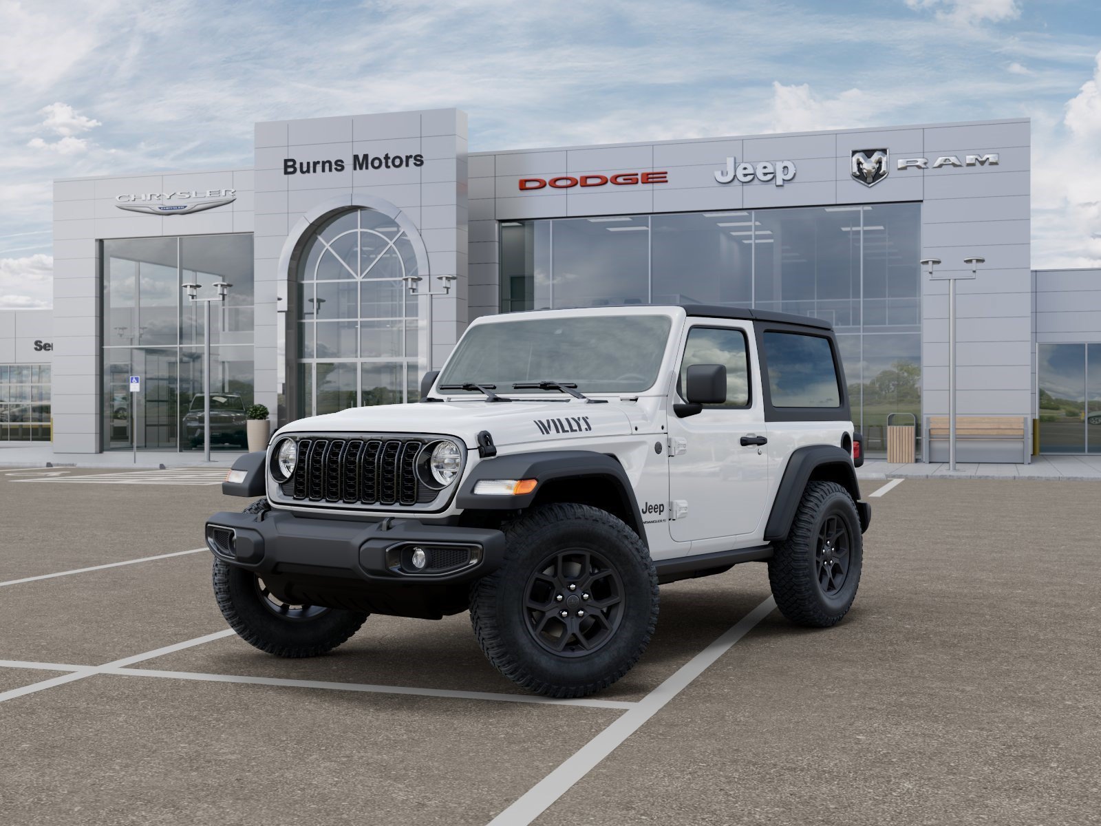 New 2026 Bright White Clearcoat Jeep Willys 2-Door image 1