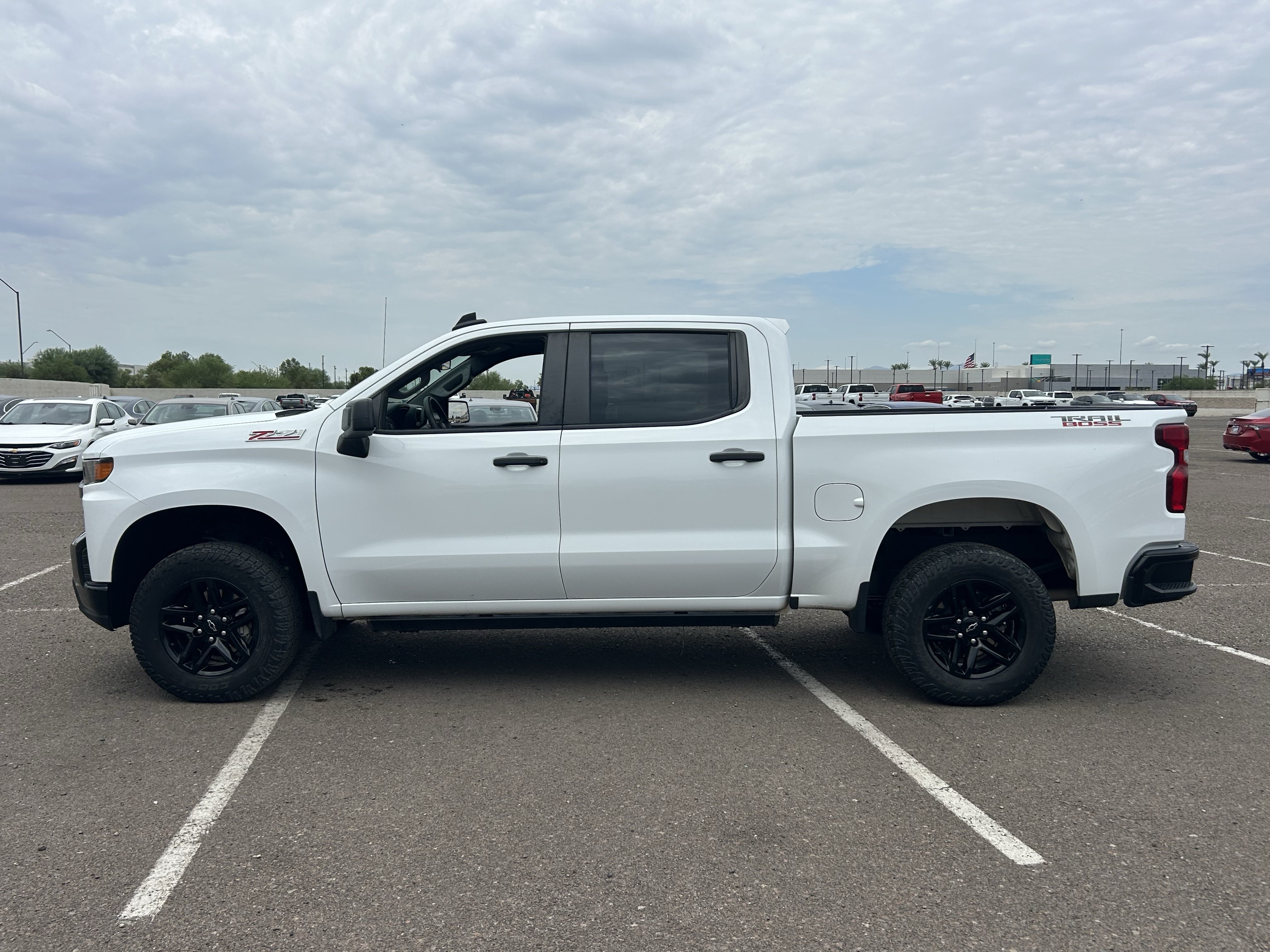 Certified Used 2021 SUMMIT WHITE Chevrolet Custom Trail Boss image 2