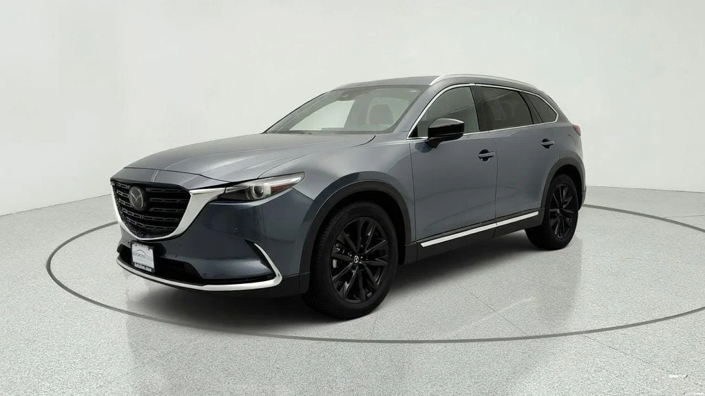Used 2023 Polymetal Gray Metallic Mazda Carbon Edition AWD image 1