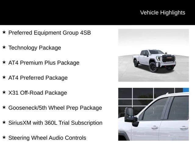 New 2026 Summit White GMC AT4 image 8