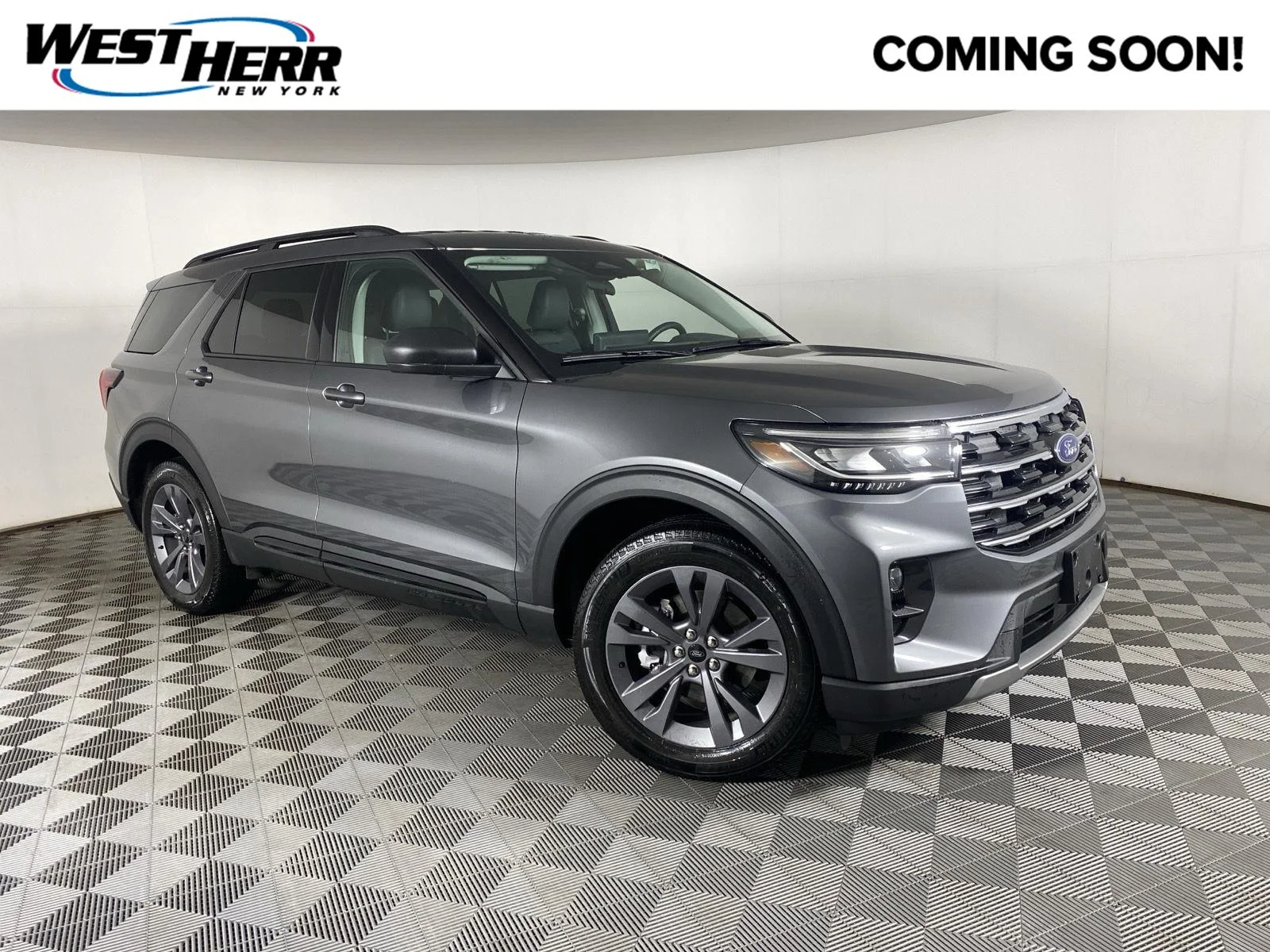 New 2026 Carbonized Gray Metallic Ford Active image 1