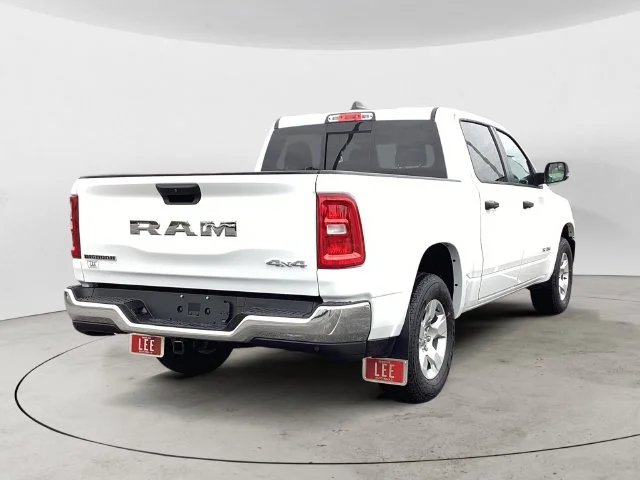 New 2026 Bright White Clearcoat Ram BIG HORN CREW CAB 4X4 5