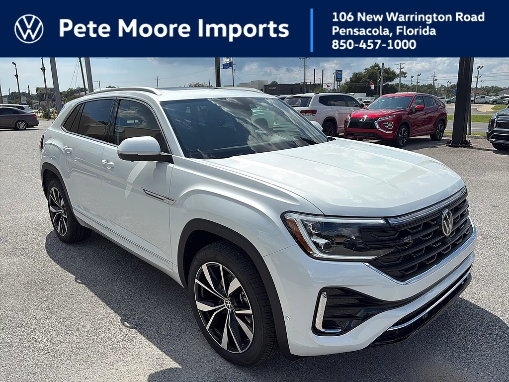 New 2026 Opal White Pearl Volkswagen 2.0T SEL Premium R-Line 4MOTION image 1
