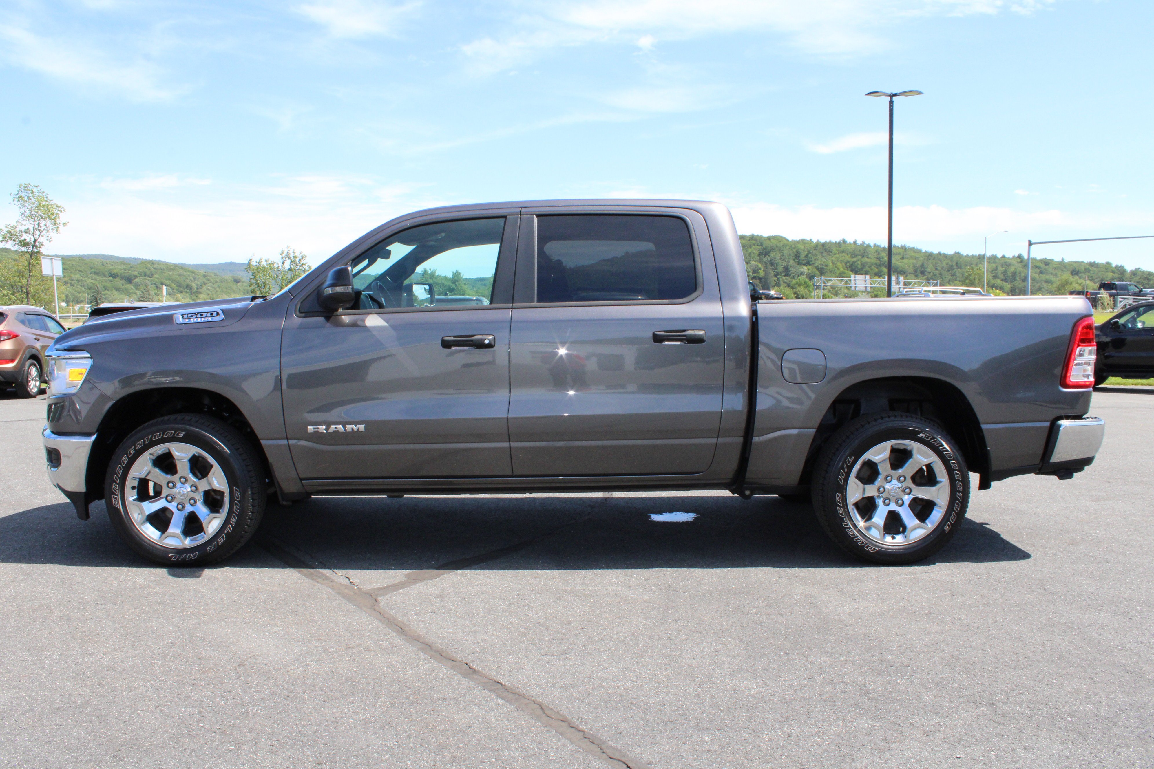 Used 2023 Granite Crystal Metallic Clearcoat Ram Big Horn image 13