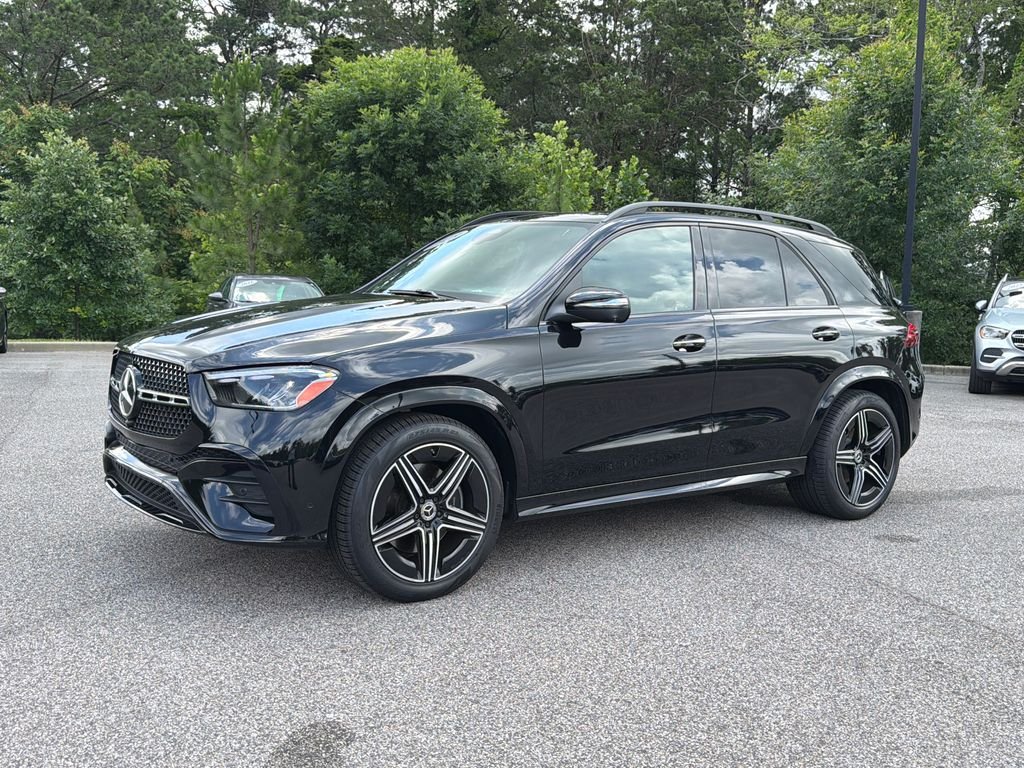 Certified Used 2025 Obsidian Black Metallic Mercedes-Benz GLE 450 image 5