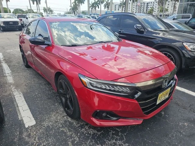 Used 2021 Red Honda Sport 2.0T image 1