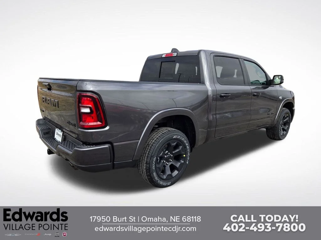 New 2026 Granite Crystal Metallic Clear-Coat Exterior Paint RAM Big Horn/Lone Star image 3