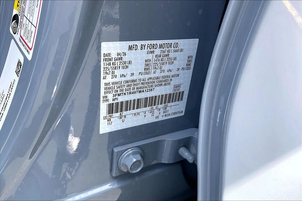 New 2026 Glacier Gray Metallic Tri-coat Ford Select image 34