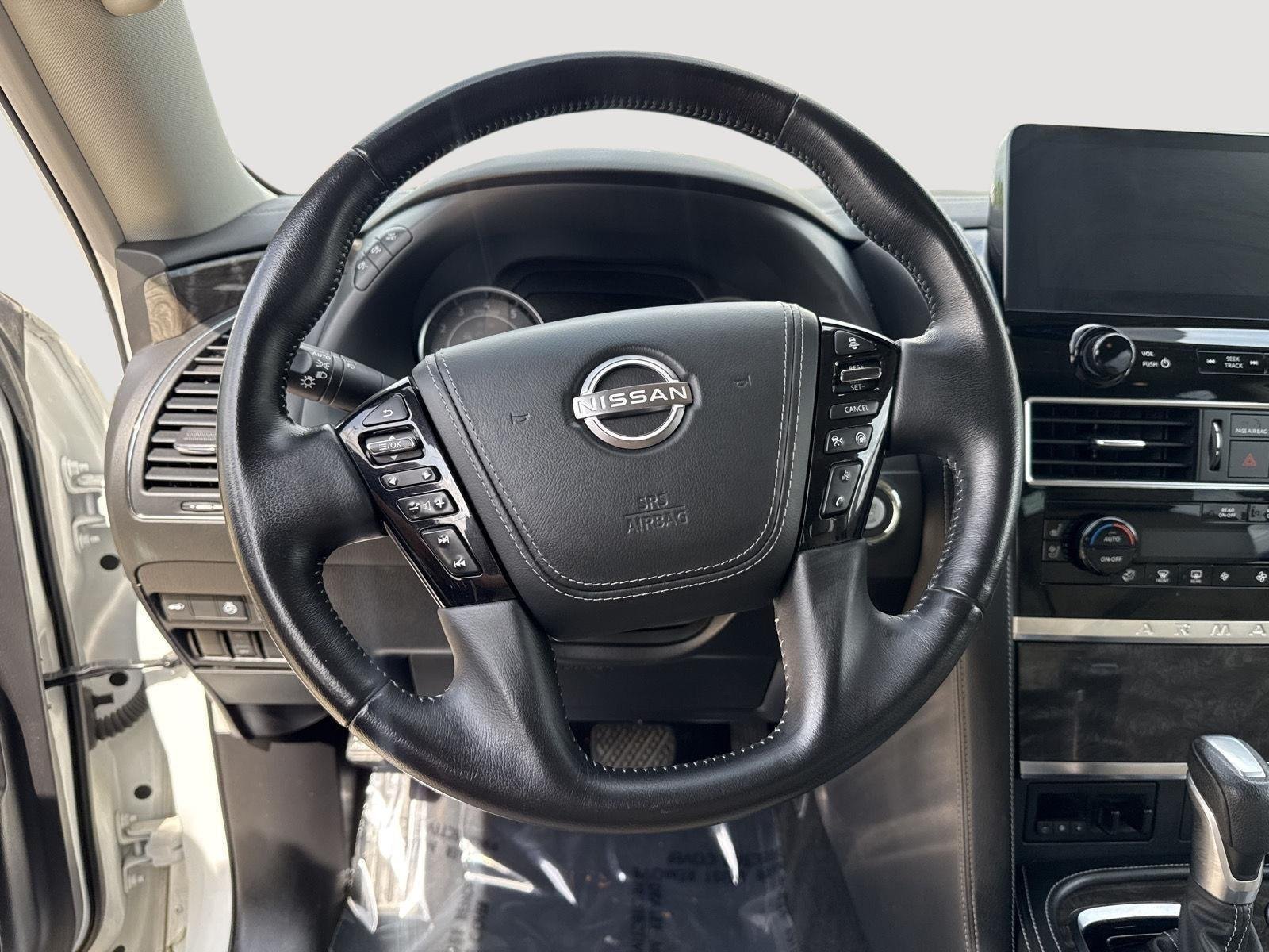 Used 2022 Aspen White TriCoat Pearl Nissan Platinum image 13