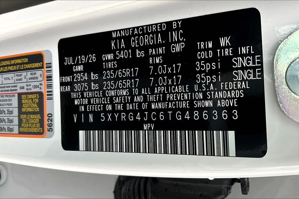 New 2026 Glacial White Pearl Kia LX image 8