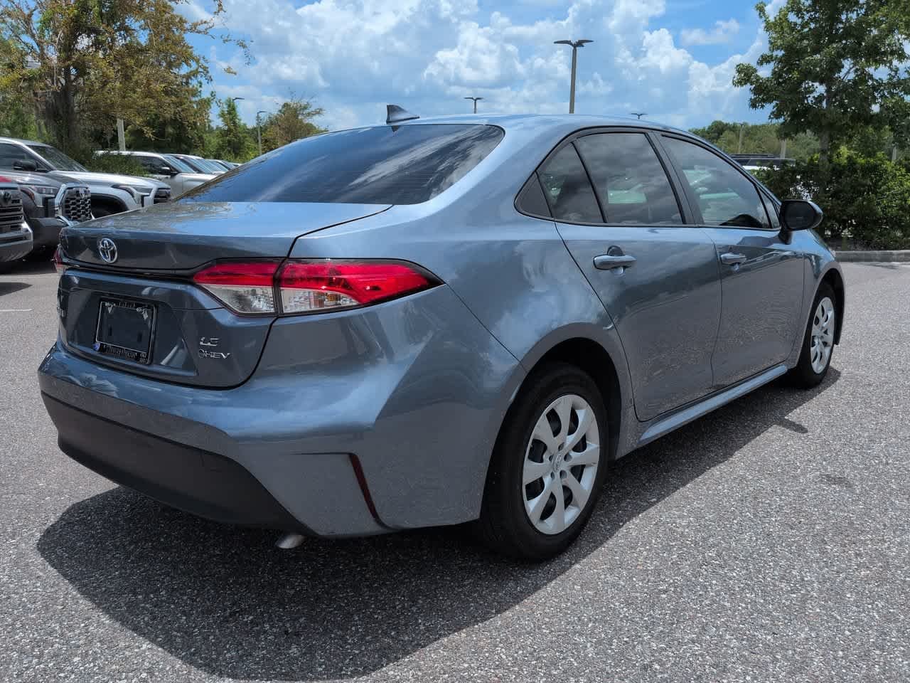 Certified Used 2025 Celestite Toyota Hybrid LE image 6