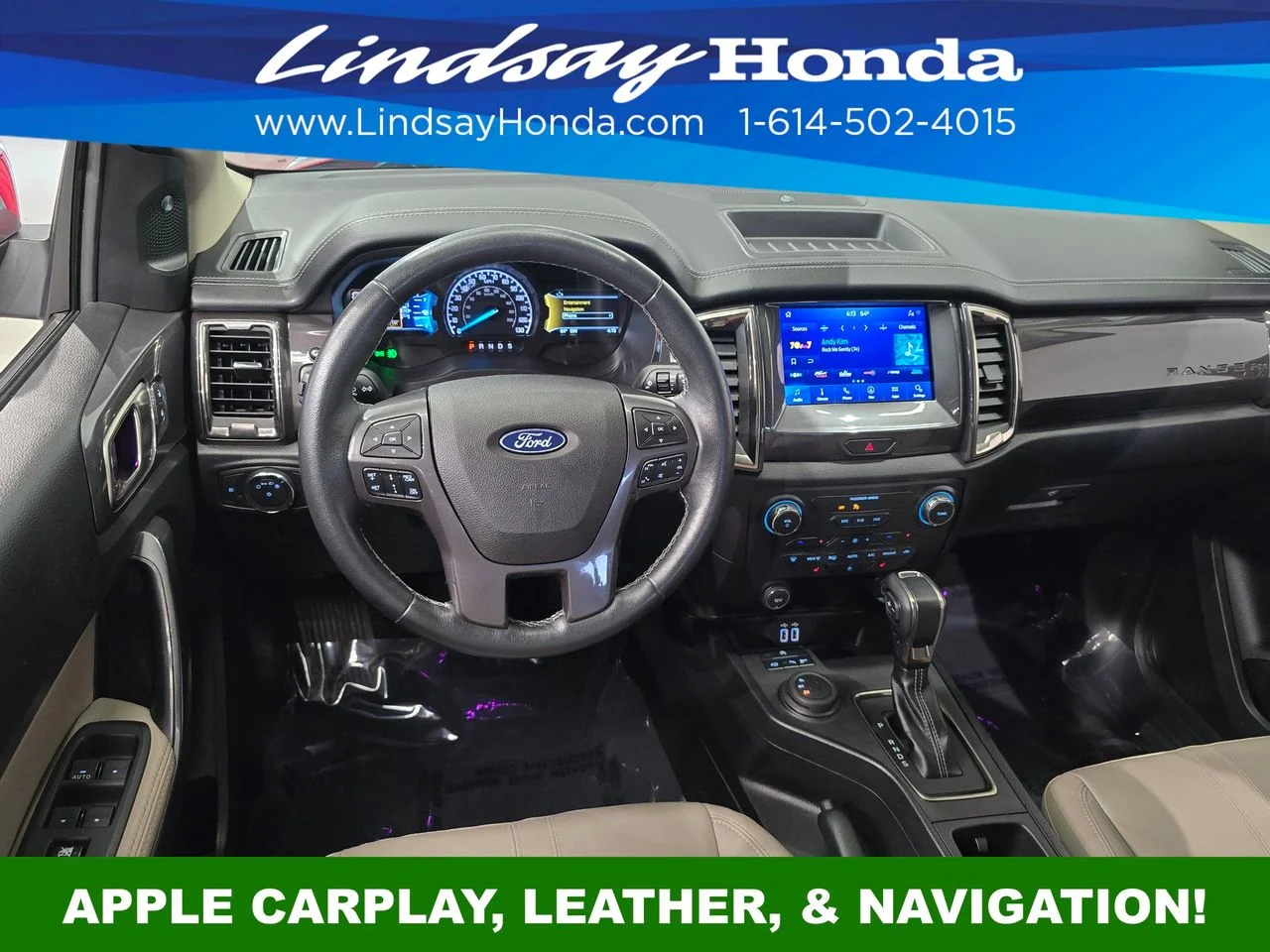 Used 2021 Rapid Red Metallic Tinted Clearcoat Ford Lariat image 13