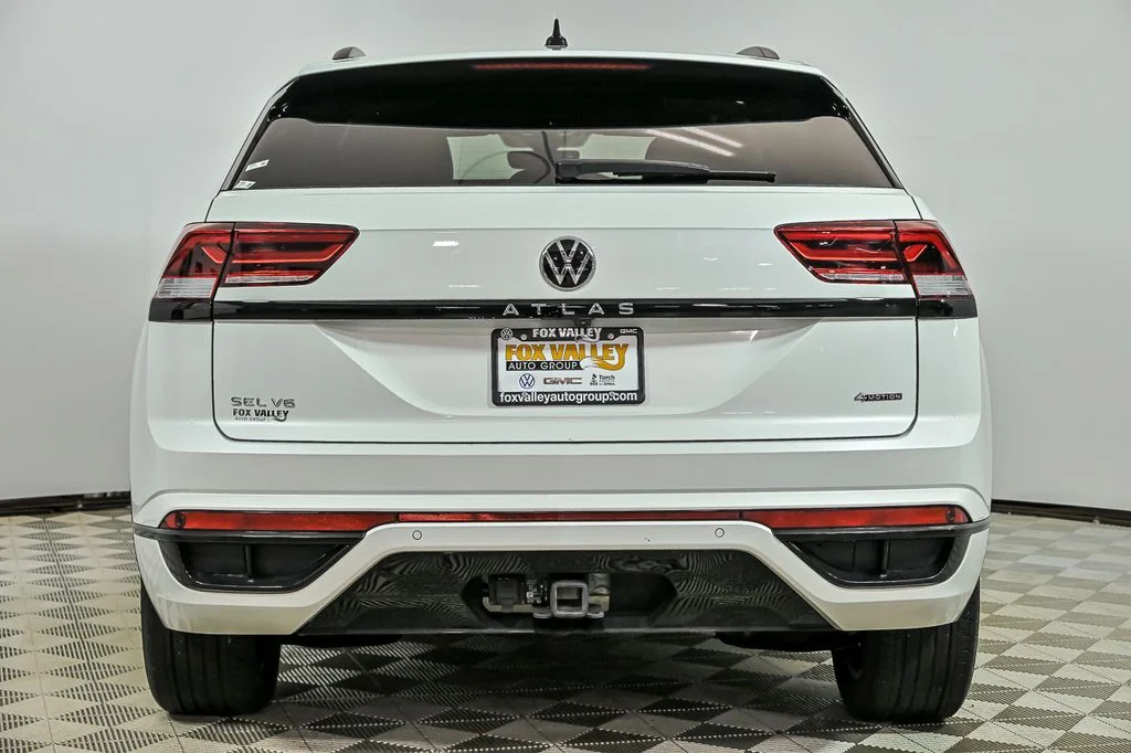 Certified Used 2023 White Volkswagen 3.6L V6 SEL R-Line image 7