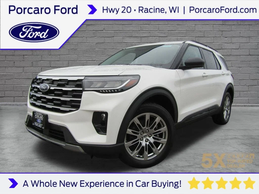 New 2026 Star White Metallic Tri-Coat Ford Active image 1