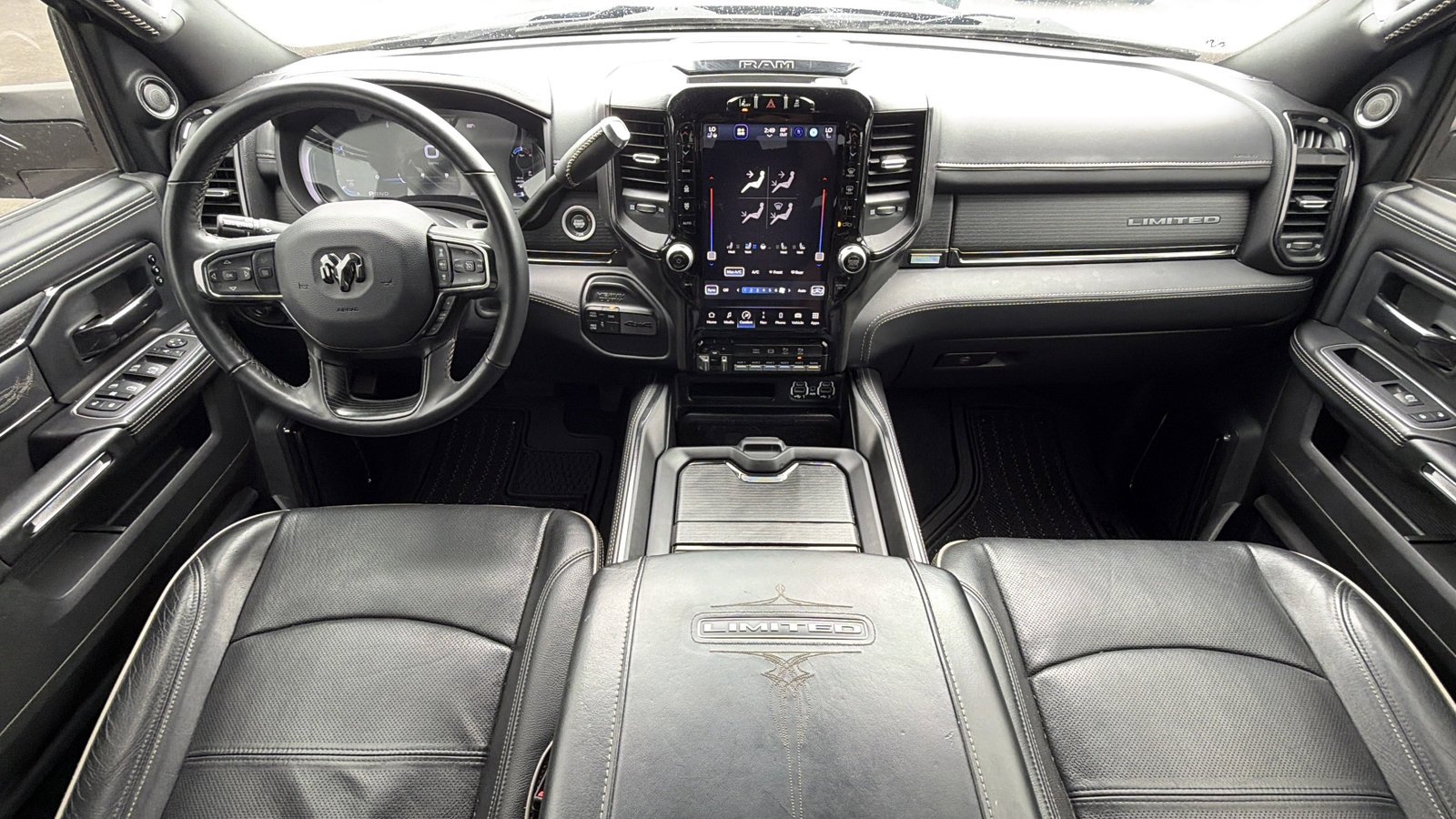 Certified Used 2024 Diamond Black Crystal Pearlcoat Ram Limited image 21