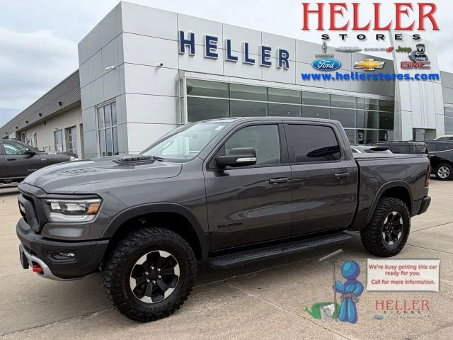 Used 2022 Granite Crystal Metallic Clearcoat Ram Rebel image 1