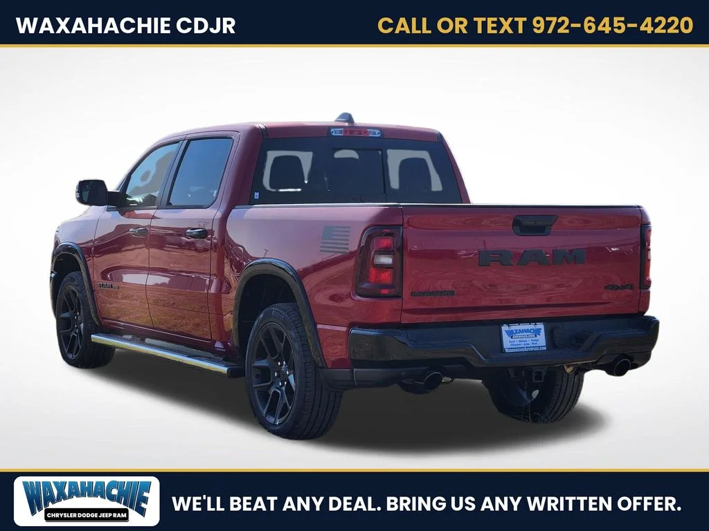 New 2026 Molten Red Pearl-Coat Exterior Paint RAM Laramie image 3
