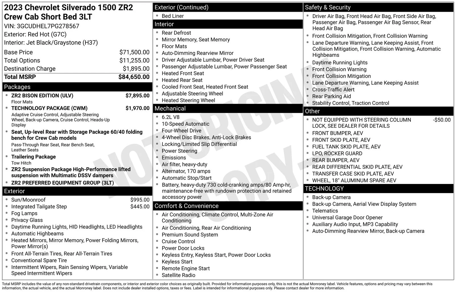 Used 2023 Red Chevrolet ZR2 image 37