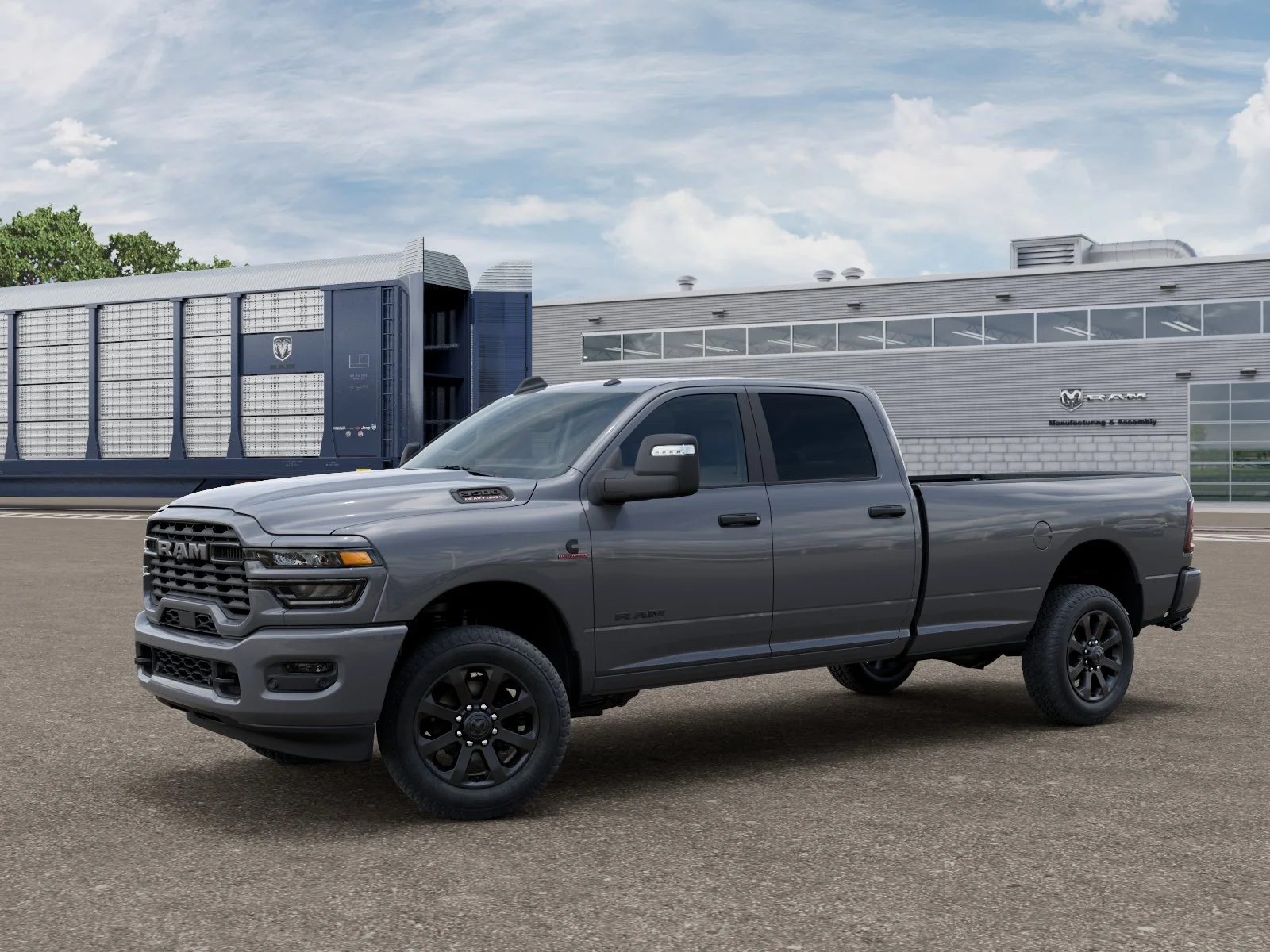 New 2026 Ceramic Gray Clear-Coat Exterior Paint RAM Big Horn image 1