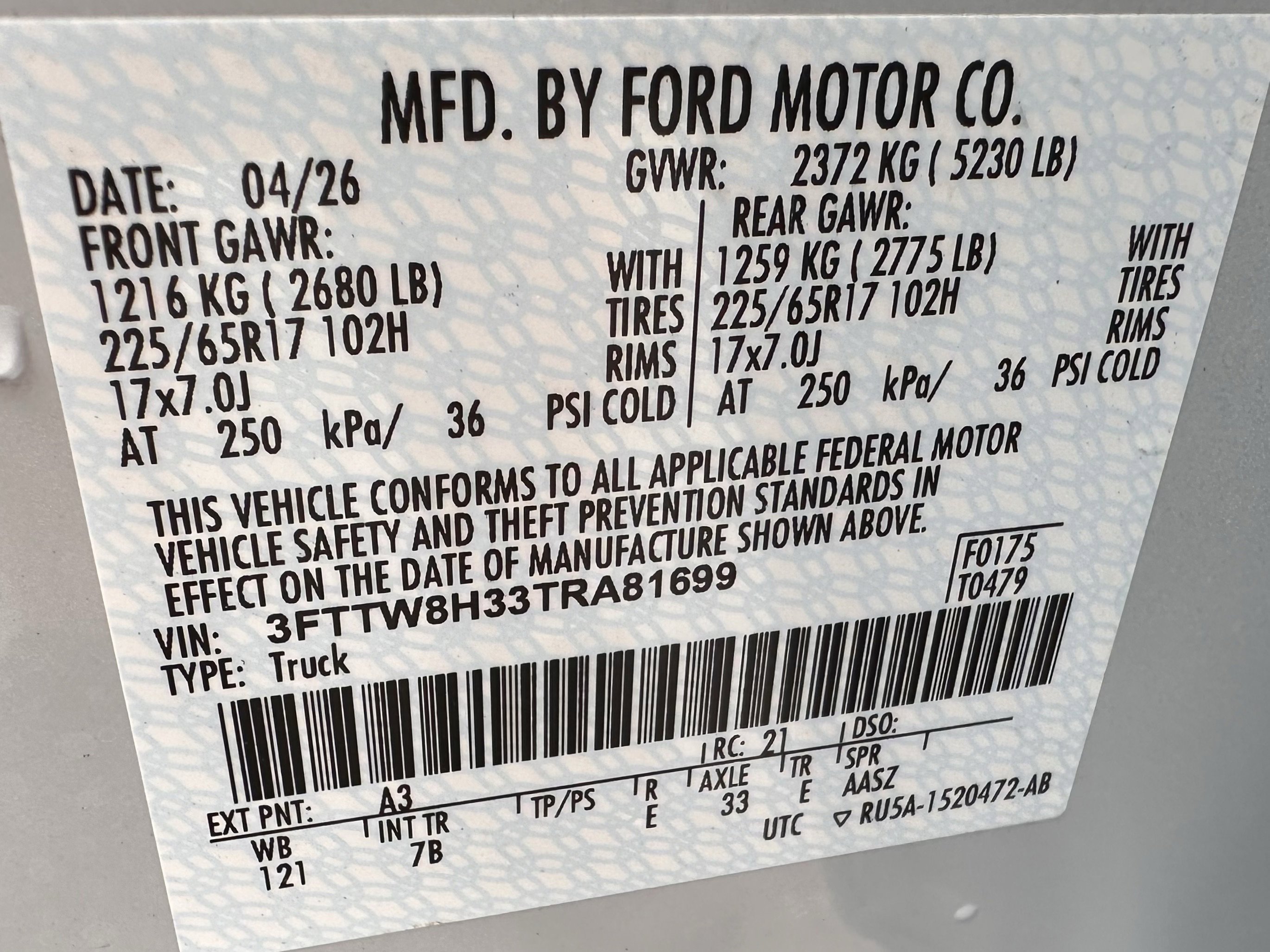 New 2026 Space White Metallic Ford XLT image 27