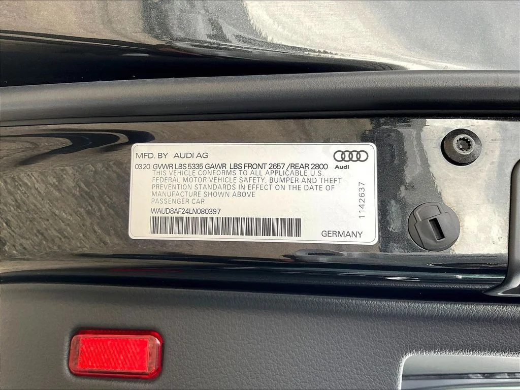Used 2020 Brilliant Black Audi  image 19